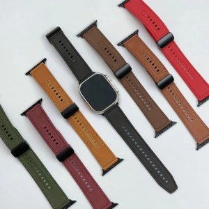 Nouveau Style <span class=keywords><strong>Bracelet</strong></span> en <span class=keywords><strong>cuir</strong></span> à boucle magnétique pour <span class=keywords><strong>Apple</strong></span> <span class=keywords><strong>Watch</strong></span> 9 <span class=keywords><strong>8</strong></span> 7 6 5 4se <span class=keywords><strong>Apple</strong></span> <span class=keywords><strong>Watch</strong></span> Strap 38mm 45mm 49mm - Product Image 1