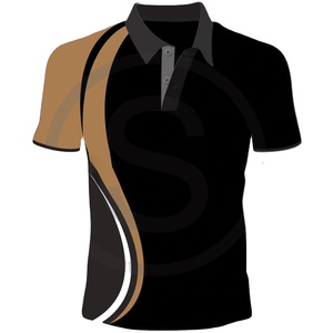 2026 New Design Sublimated Logo Short Sleeve Golf Sport T-shirt Branded 100% Cotton Mens Custom Polo T Shirt - Product Image 1