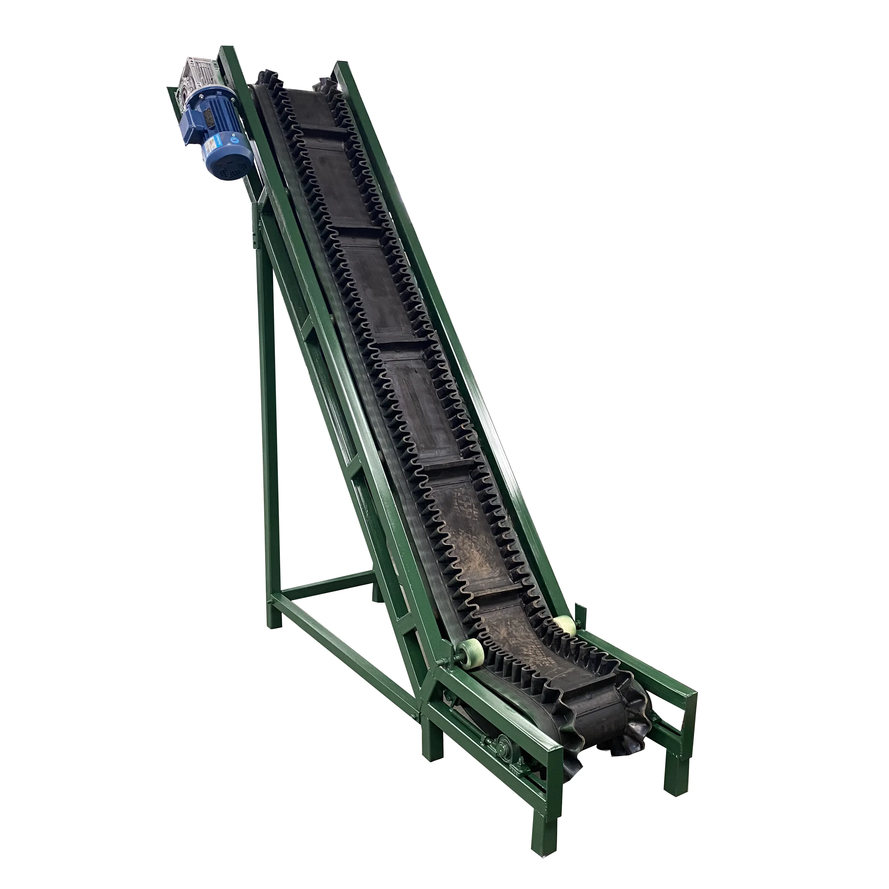 Zigzag Angle belt conveyor trough type telescopic belt conveyor transport handling conveyor