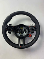 Volant en fibre de carbone personnalisé pour modèles Porsche Panamera Macan Cayenne 718 911 918 958 970 971, état neuf