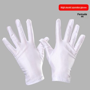 <span class=keywords><strong>Guanti</strong></span> da Cerimonia Q50001 <span class=keywords><strong>Bianchi</strong></span> a 3 Fili per Bambini e Ragazzi, <span class=keywords><strong>Guanti</strong></span> da Polso per Matrimoni - Product Image 6