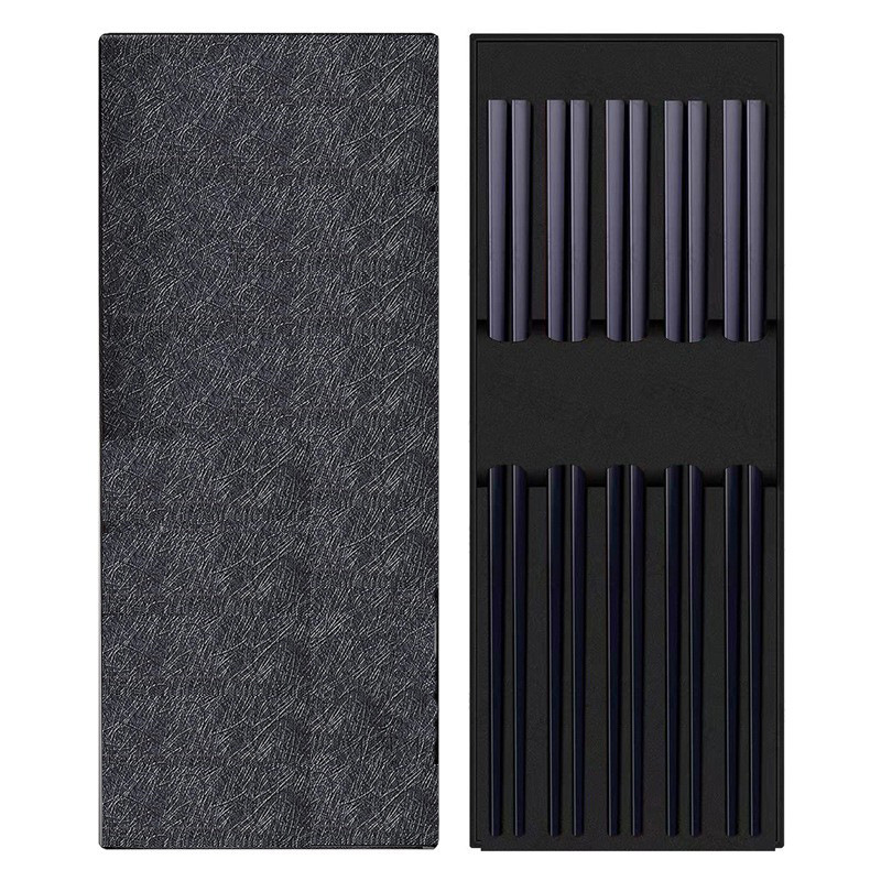 Black, plain, 5-pack