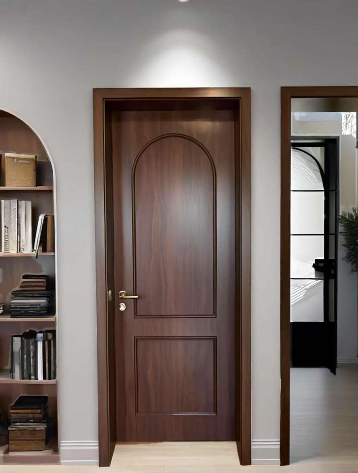 Factory Modern Lacquered MDF Painted Wood Interior Door with Sound ...