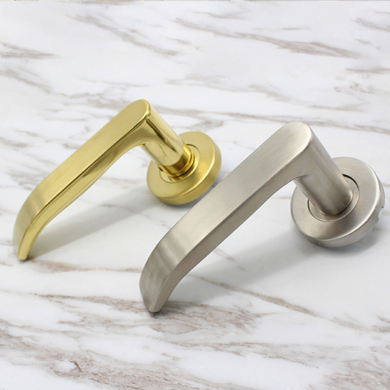 Comfort Grip SS 304 Lever Door Handle All Kind of Polished/Brushed/Plating Hollow Hold Handle