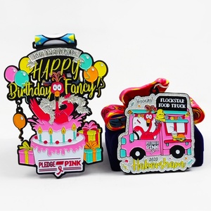 Medalla de Mariposa con Esmalte Duro y Brillo Personalizada, con Cinta Sublimada a Medida para Eventos y Competiciones - Product Image 6