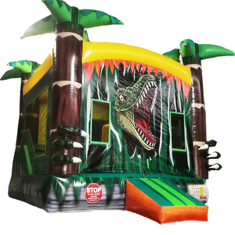 Aangepaste Kids Springkasteel Opblaasbare Dinosaurus Bounce Huis Pvc Outdoor Springkussen Kasteel Dinosaure