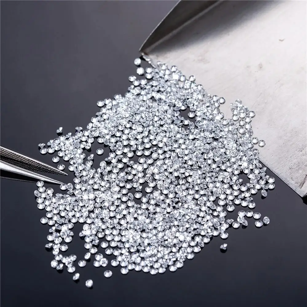 실험실 다이아몬드 캐럿 당 1.0mm ~ 3.0mm VVS-SI DEF 합성 화이트 다이아몬드 가격 HPHT랩 성장 근접 다이아몬드