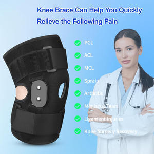Soporte inmovilizador <span class=keywords><strong>de</strong></span> <span class=keywords><strong>rodilla</strong></span> con diseño <span class=keywords><strong>de</strong></span> rótula abierta y articulaciones para alivio del dolor articular/Artritis/Rotura <span class=keywords><strong>de</strong></span> menisco/ACL/PCL/MCL - Product Image 5