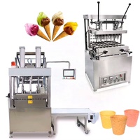 Petite machine à fabriquer des cornets de glace, moule à gobelets en papier, équipement de production de biscuits