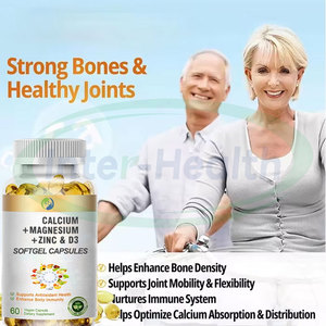 Capsules molles <span class=keywords><strong>de</strong></span> vitamine D3 OEM 5000, soutien immunitaire, calcium, magnésium, zinc, capsules molles <span class=keywords><strong>de</strong></span> vitamine D3 pour des os solides - Product Image 3