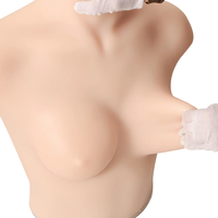 Mannequin de présentation en silicone pour lingerie féminine avec poitrine, buste supérieur en silicone pour soutien-gorge