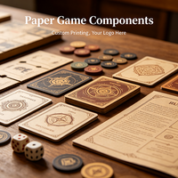 Fabricant de jeux de société personnalisés en papier imprimé de haute qualité, durables et recyclables, avec coins carrés, pour les familles, les adultes et les enfants