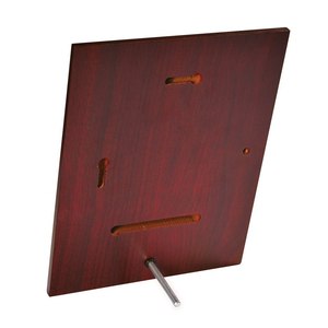 Letrero de Pared Rectangular de Madera de Caoba Crest, 300x250x15mm - Product Image 3