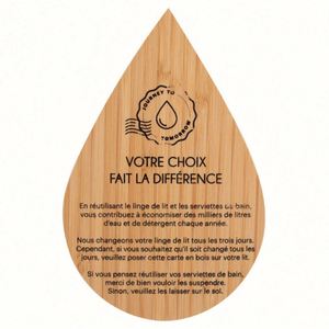 ป้ายห้อยไม้ไผ่รูปทรงหยดน้ำ พิมพ์โลโก้ตามสั่ง ขนาด 17x11 ซม. เป็นมิตรกับสิ่งแวดล้อม เหมาะสำหรับเป็นของขวัญส่งเสริมการขาย - Product Image 2