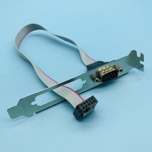 حامل منفذ تسلسلي DB9 بمنفذين مقاس 16 بوصة إلى وصلة دوبونت <span class=keywords><strong>2</strong></span>.0 بـ 10 سنون - Product Image 4