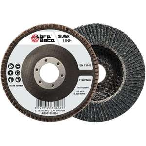 ABRA BETA - AB001010904 Disques à lamelles plus grands avec support en fibre de verre et tissu en zircone à profil plat (multi-pack) ABRASIFS - Product Image 1