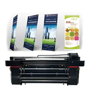 Textile Printing Machine Provided Inkjet Printer 220v Automatic Digital Printing Machine Corrugated Board 2400mm W CMYK Color