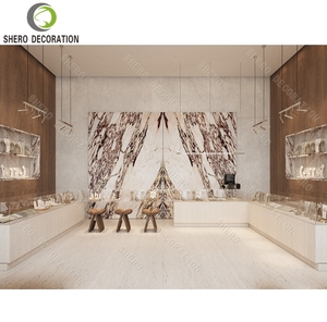 Custom Retail Store Decorator Luxury Full Jewelry Shop Interior Design High-End Jewelry Shop Counter Modern Jewelry <b>Showcase</b> - Product Image 4