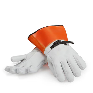 Vente flash : Gants isolants en <span class=keywords><strong>cuir</strong></span> anti-arc électrique et anti-chocs électriques pour hommes - Product Image 4