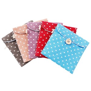 Sac de rangement portable pour vêtements, compressé sous vide, écologique, pliable, pour salon, en coton classique, pour serviettes hygiéniques, pour femmes et filles - Product Image 2