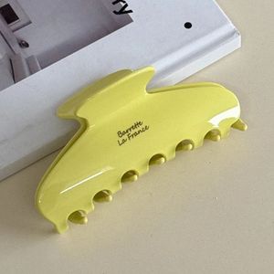 กิ๊บติดผม JingLan Barrette La France Macaron Acetate แบบหนีบผมขนาดใหญ่ กันลื่น สำหรับ<span class=keywords><strong>ผม</strong></span>หนา สไตล์ฝรั่งเศส เครื่องประดับแฟชั่นสำหรับผู้หญิง - Product Image 4