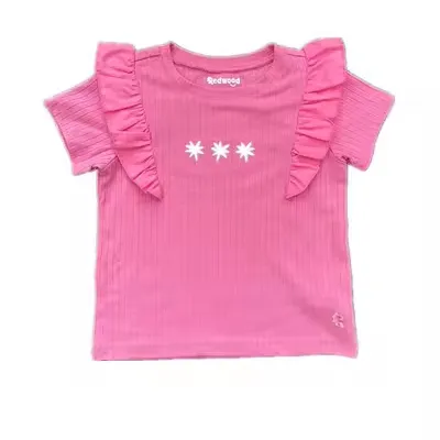 Summer Children's clothing Toddler Girls Fashion Tops short sleeve Shirt