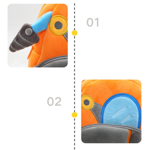 子供用ランドセル3D車シンプル漫画カスタムぬいぐるみバックパック子供用 - Product Image 4