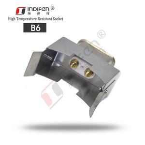 Câblage en céramique prise de courant haute température mâle femelle connecteur <span class=keywords><strong>four</strong></span> électrique prise de courant 35A B6 - Product Image 2