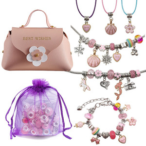 66 Cái/bộ Bộ Vòng Tay Hoạt Hình Tự Làm Cho Trẻ Em Với Hộp Quà Tặng Trang Sức Bộ Dụng Cụ Làm Vòng Tay Quyến Rũ Cho Nữ Tưởng Tượng Đầy Màu Sắc - Product Image 2