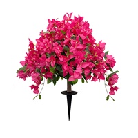 Arbre artificiel de bougainvillier quatre saisons pour extérieur, fleurs en soie sur pied pour jardin, patio, cour, aménagement paysager et décoration intérieure