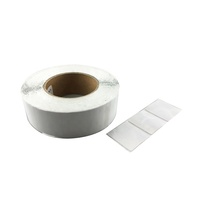 40*40mm de code barres anti-vol étiquette souple rf pour la vente au détail eas étiquette 8.2mhz fréquence