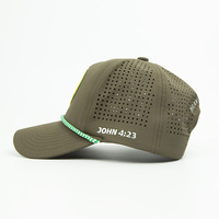Gorra de Béisbol Personalizada con Elasticidad en Cuatro Direcciones, Parche de Silicona 3D, Bordado Láser, Perforaciones Laterales, Gorra de Golf con Logotipo Bordado Personalizado