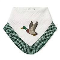 Bandana brodé personnalisé en coton pour chien, chiot et chat, avec attache réglable, foulard triangulaire pour animaux de compagnie, OEM sur mesure