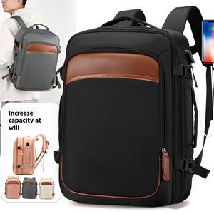 Wasserdichter <span class=keywords><strong>Laptop</strong></span>-Rucksack USB-Ladeans chluss Erweiterbarer Daily Life Fashion Strap Carrying für Studenten Geschäfts reisen - Product Image 2
