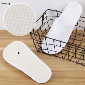 Chaussons de spa jetables de luxe écologiques, doux et portables, avec logo personnalisé pour hôtels et complexes hôteliers, usage en voyage - Product Image 4