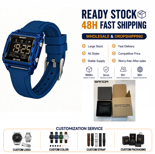 Waterproof Digital Premium Custom Oem Watch Elegant Sophisticated Refined Distinctive Professional for Banquet Formal