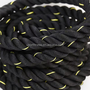 Оптовая продажа, тяжелая Скакалка для фитнеса, изготовленная на заказ из прочного нейлона для мужчин и женщин, для взрослых, боевые веревки - Product Image 5