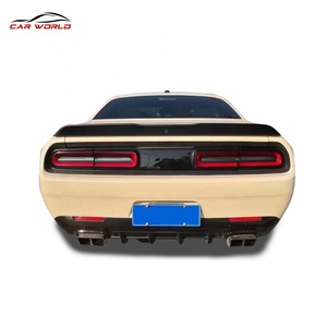 Factory Hot Sales PP Material Rear Lip <b>for</b> 2015-2022 Auto Body Kit New Rear Bumper <b>Diffuser</b> Tow Hook Cut-Outs - Product Image 3