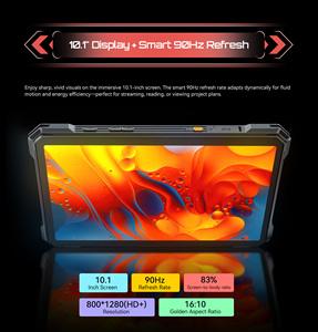 Tablette PC Cubot Tab Kingkong S Pad 15300mAh 10,1 pouces 90HZ 1080P Écran Octa Core Double SIM 6+256GB Android 15 - Product Image 3