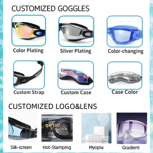 Wholesale 0-180 Degree Myopia <strong>Goggles</strong> <strong>Swimming</strong> <strong>Goggles</strong> With Plated Lenses Transparent Silicone Gasket For Girls - Product Image 6