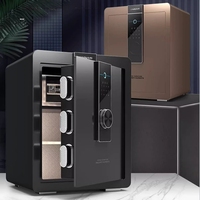 Coffre-fort numérique automatique de sécurité pour la maison et le bureau, ignifuge, de luxe, en acier massif, avec lecteur d'empreintes digitales