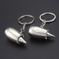 Porte-clés en métal en forme de valve d'avion Airbus avec logo personnalisé, pendentif moteur d'avion, vente en gros