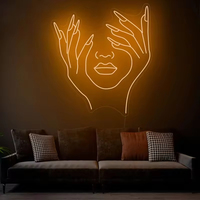Enseigne à LED ouverte alimentée par batterie, karaoké, enseignes au néon pour salle de jeux, bar des cavernes, pub, fête, cadeau d'anniversaire, vente en gros