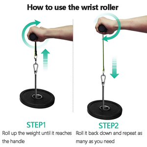 Exerciser Cáp Tập Tin Đính Kèm <span class=keywords><strong>Arm</strong></span> Điện Cổ Tay Cẳng Tay Twister Blaster Con Lăn Huấn Luyện Viên Wrist Strengthener <span class=keywords><strong>Wonder</strong></span> - Product Image 3