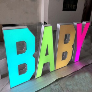 HONGSEN SIGN Factory, venta al por mayor, decoración <span class=keywords><strong>de</strong></span> boda, <span class=keywords><strong>número</strong></span> grande, Letra <span class=keywords><strong>de</strong></span> marquesina <span class=keywords><strong>de</strong></span> 3 pies, <span class=keywords><strong>número</strong></span> <span class=keywords><strong>de</strong></span> marquesina - Product Image 6