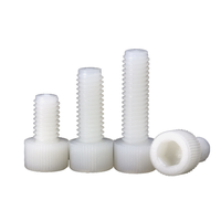 Vis hexagonales en nylon, boulons hexagonaux en nylon M3M4M5