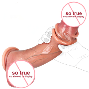 Fabricant de sex toys en silicone liquide, énorme dildo réaliste, pénis artificiel, gros pénis pour femmes, masturbateur féminin, vente en gros - Product Image 1