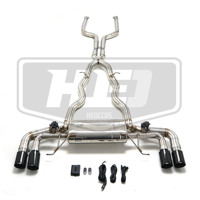 Sistema de Escape Catback de Alta Calidad con Valvetronic para BMW M550i 550i G30 4.4T, Acero Inoxidable 304