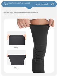 Protection antichoc en nid d'abeille pour le basketball, genouillère extensible, compression du mollet pour le sport, la course à pied, le cyclisme - Product Image 3