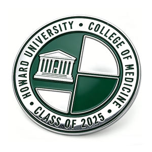 Moneda Conmemorativa Personalizada de la Universidad Médica, Doble Chapado en Aleación de Zinc Esmaltada, para Graduación de la Escuela de Medicina, Año Nuevo Chino, Amor - Product Image 5